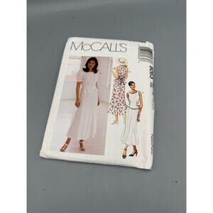 McCalls 8063 Misses 2 Piece Dress Sewing Pattern Size 12-16 Vintage